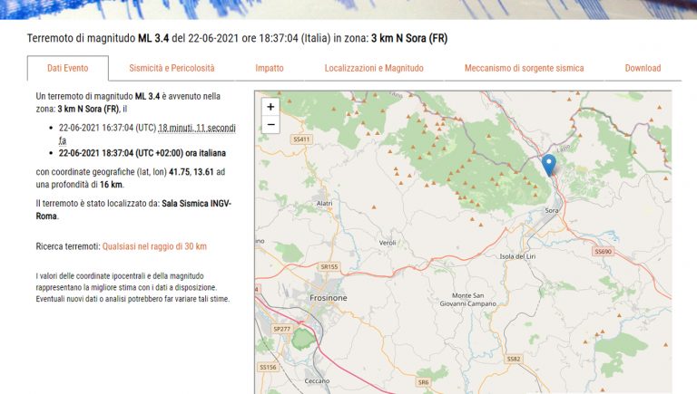 terremoto sora