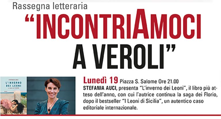 Incontriamoci a Veroli – Stefania Auci presenta: “L’inverno dei Leoni”, uno dei libri più attesi dell’anno