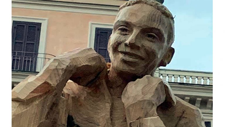 Fiuggi – Inaugurazione dell’opera scultorea in memoria di Willy Monteiro Duarte