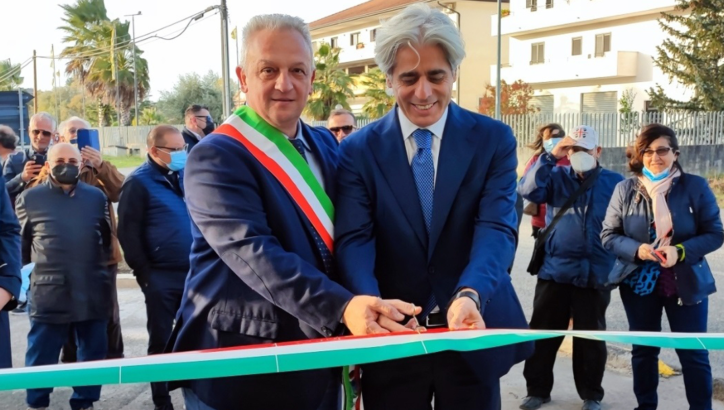 PIGNATARO INTERAMNA - TAGLIO DEL NASTRO RISTRUTTURAZIONE DEPOSITO 01