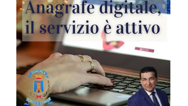 Boville Ernica – Anagrafe digitale, il Comune è nel sistema