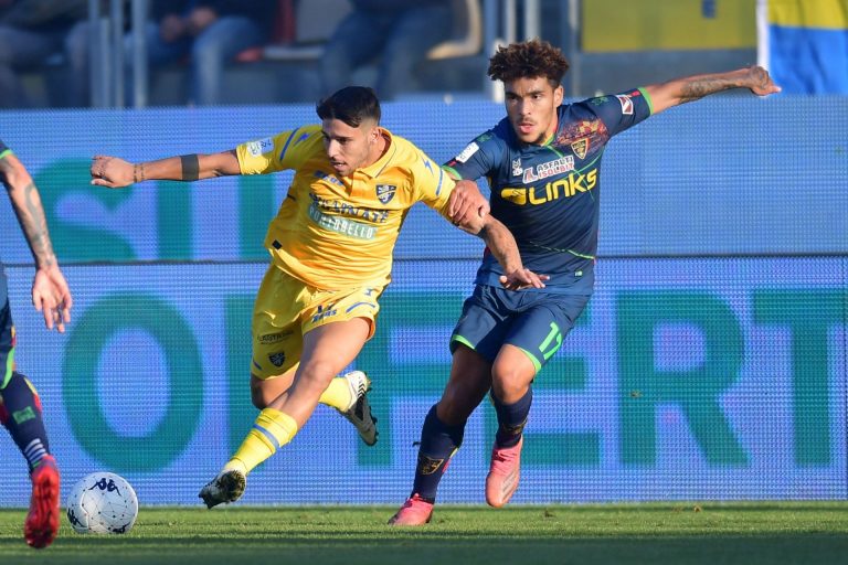 Serie B – Il Frosinone ferma la corsa del Lecce: allo “Stirpe” è 0-0