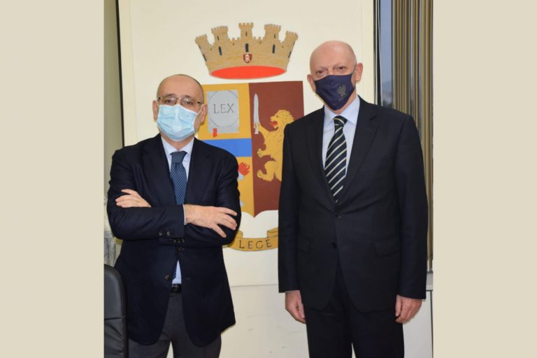 Frosinone – Il nuovo prefetto Liguori in visita alla Questura