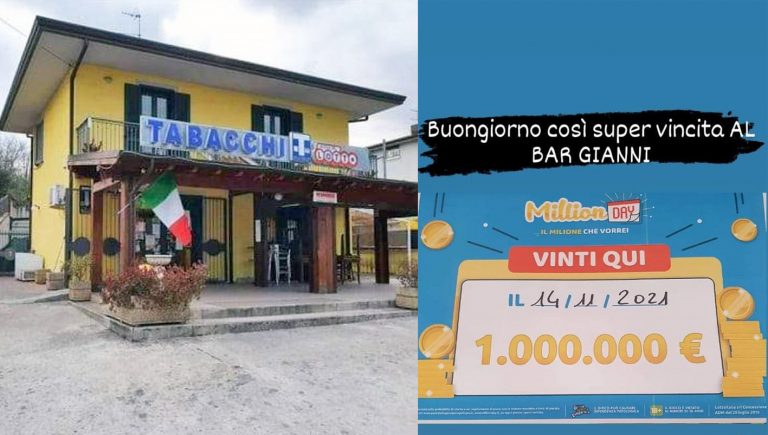 bar gianni vico nel lazio vincita million day