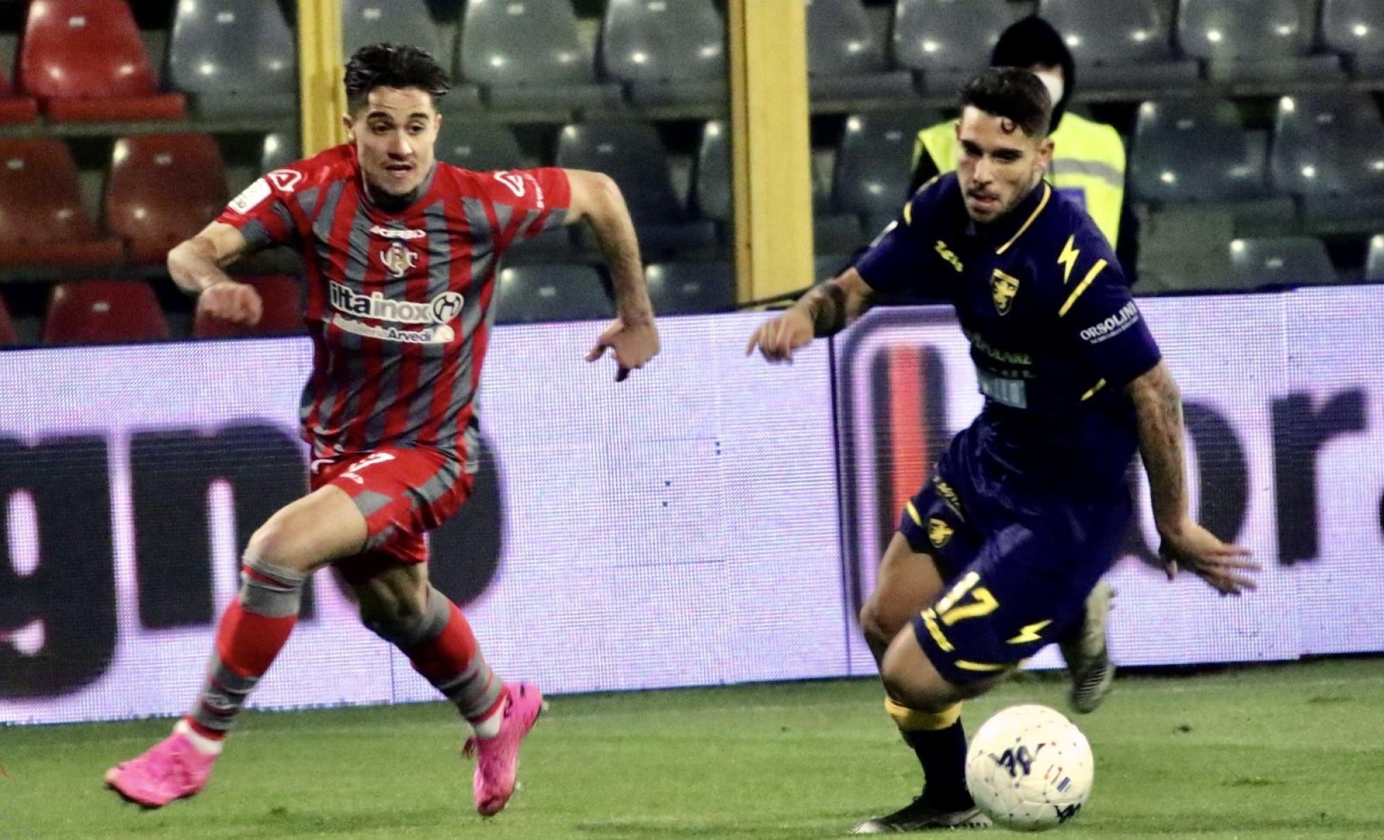 cremonese-frosinone 1-1 cicerelli