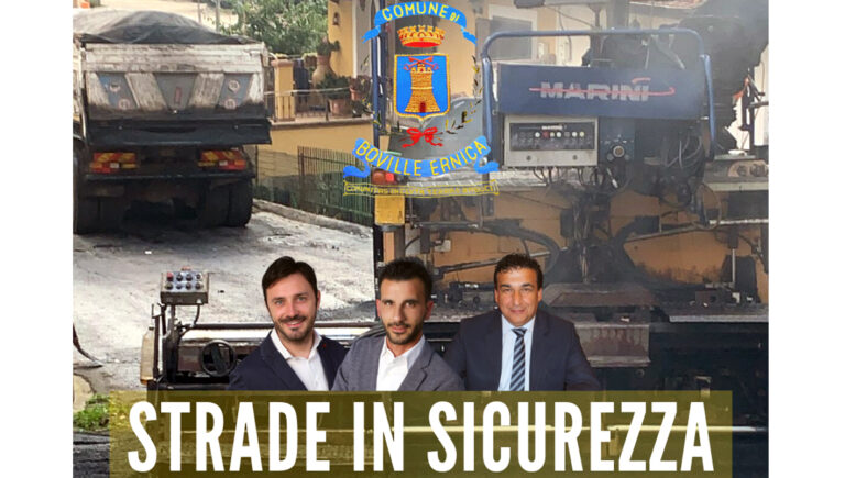 Boville Ernica – Viabilità in sicurezza, iniziati i lavori in diverse strade comunali