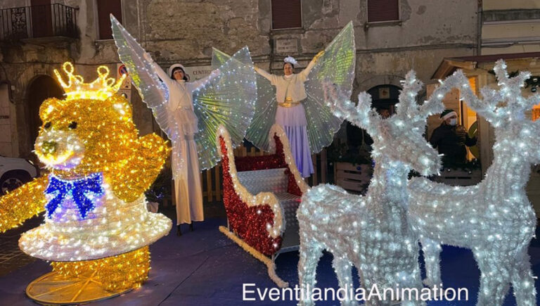 Ferentino – Continua il grande successo degli eventi natalizi: animazione, Babbo Natale acrobatico e lo spettacolo gospel