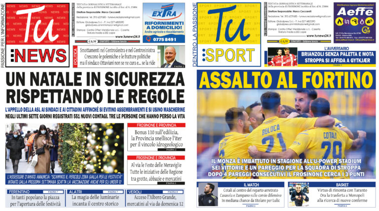 I nuovi numeri di ‘Tu News’ e ‘Tu Sport’: sfogliali gratuitamente