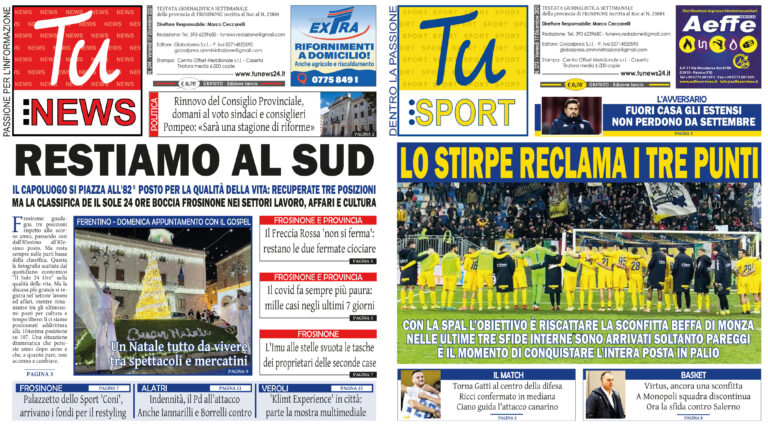 I nuovi numeri di ‘Tu News’ e ‘Tu Sport’: sfogliali gratuitamente