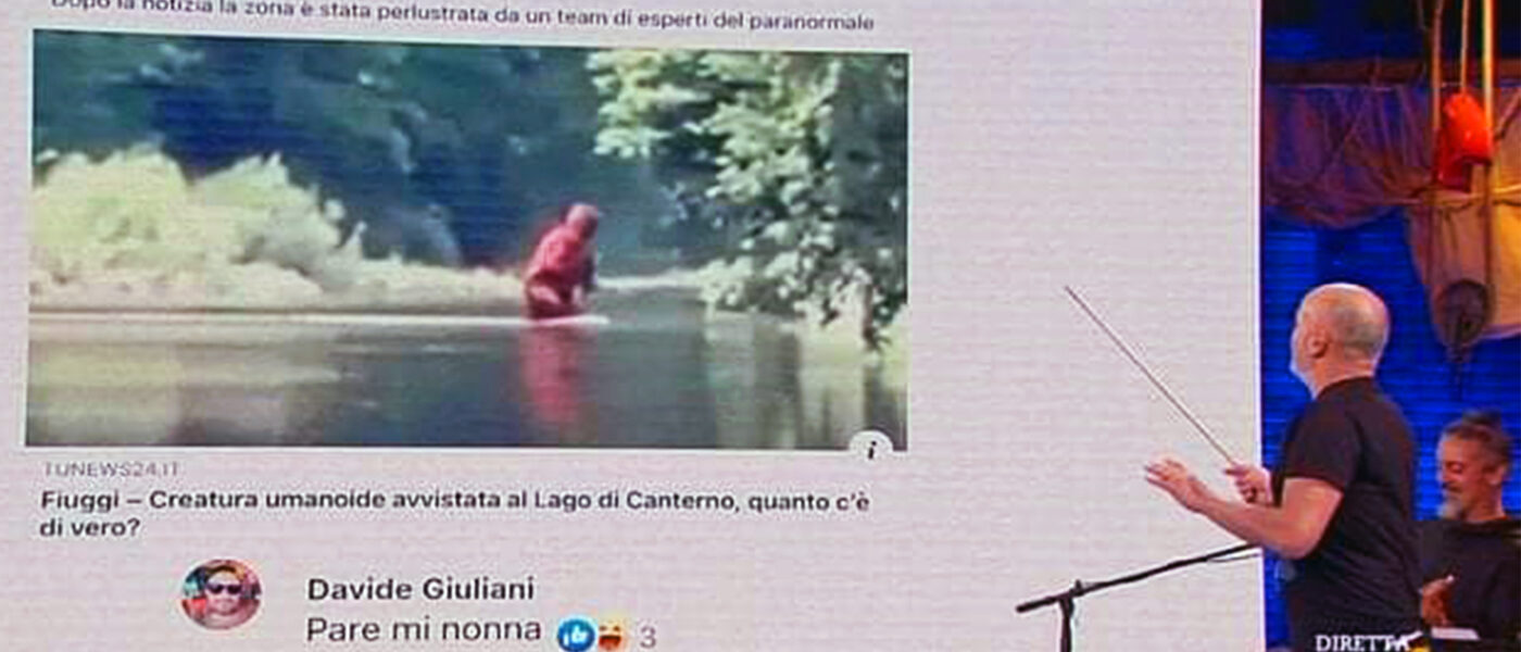 creatura umanoide fiuggilago canterno tu news ciociaria frosinone la7 propoaganda live propaganda top tunews24