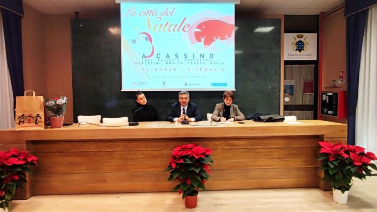 Cassino – Presentato il programma degli eventi de “La città del Natale”