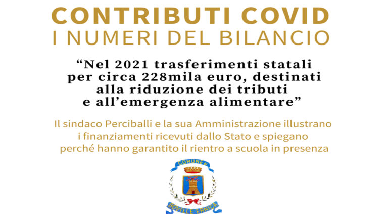 Boville Ernica – Contributi Covid, i numeri del bilancio