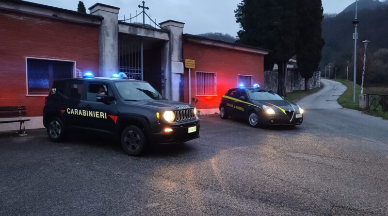 arresto villa latina carabinieri finanza
