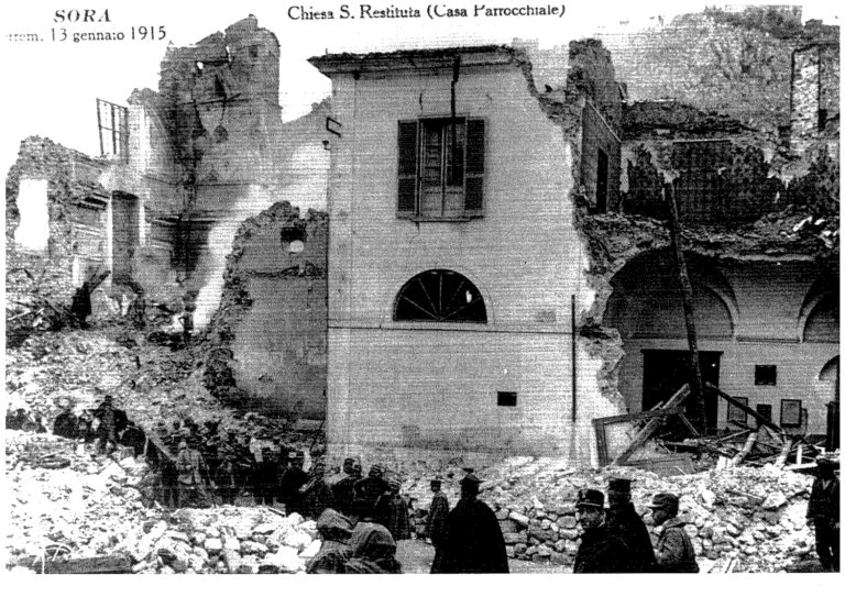 Sora – Terremoto 1915, il 13 gennaio le cerimonie di commemorazione delle vittime. Tanta la commozione in città e nel territorio