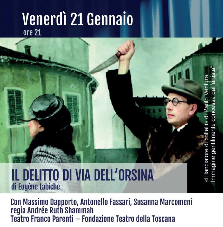 Frosinone, venerdì 21 gennaio torna il teatro: ecco il programma