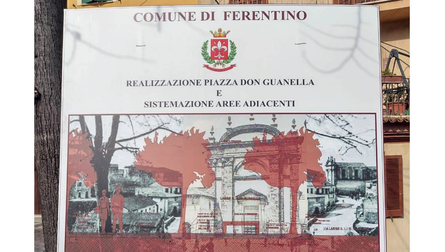 Ferentino, cantiere zona Sant’Agata