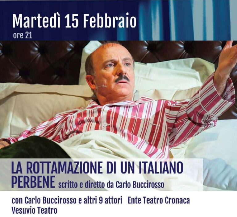 Frosinone, teatro: martedì di scena Carlo Buccirosso