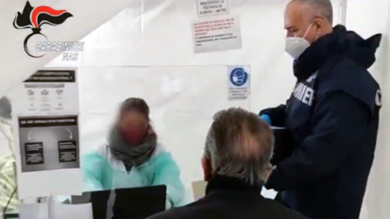 carabinieri nas controllo tamponi frosinone covid