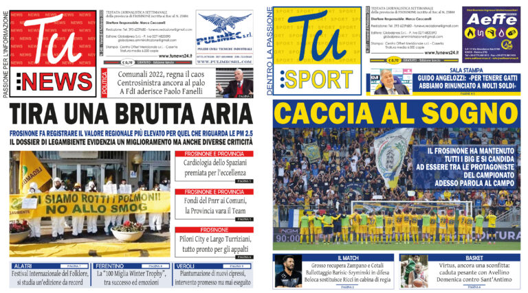 I nuovi numeri di ‘Tu News’ e ‘Tu Sport’: sfogliali gratuitamente