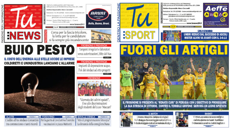 I nuovi numeri di ‘Tu News’ e ‘Tu Sport’: sfogliali gratuitamente