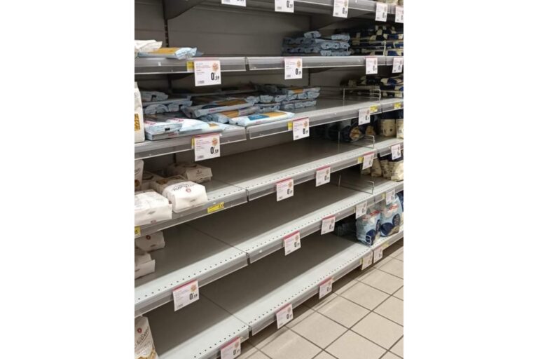 Supermercati della provincia di Frosinone sempre più presi d’assalto: la psicosi non si placa