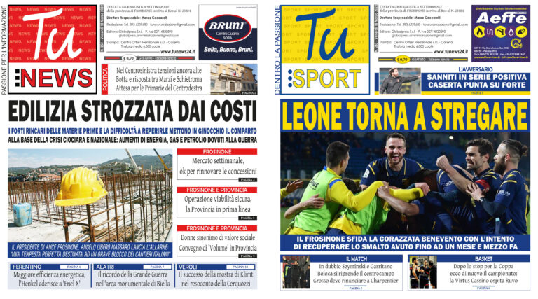 I nuovi numeri di ‘Tu News’ e ‘Tu Sport’: sfogliali gratuitamente
