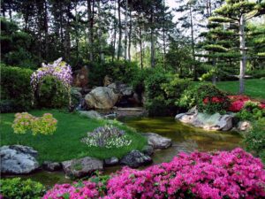 I giardini di Ninfa - ruscelli e piante rare