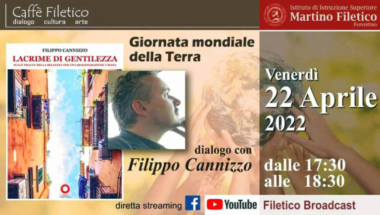 Ferentino – Il filosofo Filippo Cannizzo ospite dell’I.I.S. “M. Filetico” in occasione della Giornata mondiale della Terra