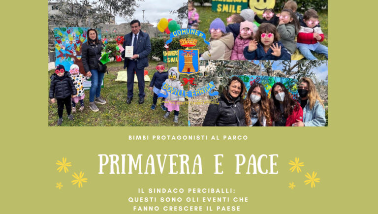 Boville Ernica – Al parco pubblico una festa con i più piccoli all’insegna della pace