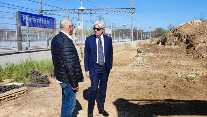 Ferentino – Lavori in corso alla stazione ferroviaria 01