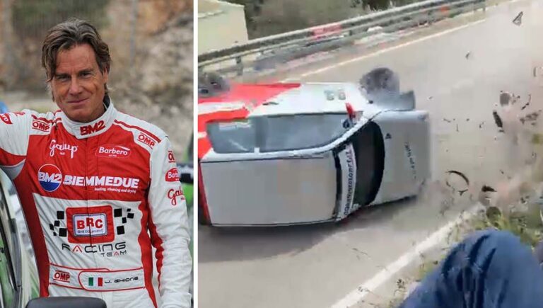 jimmy ghione incidente rally