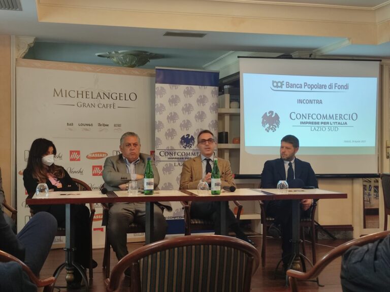 Confcommercio Lazio Sud e la Banca Popolare di Fondi a Fiuggi per incontrare gli imprenditori