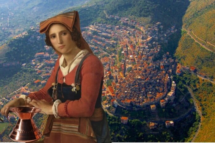 SonninoVistaAlto Brigantesse nel Lazio meridionale - modella con sonnino