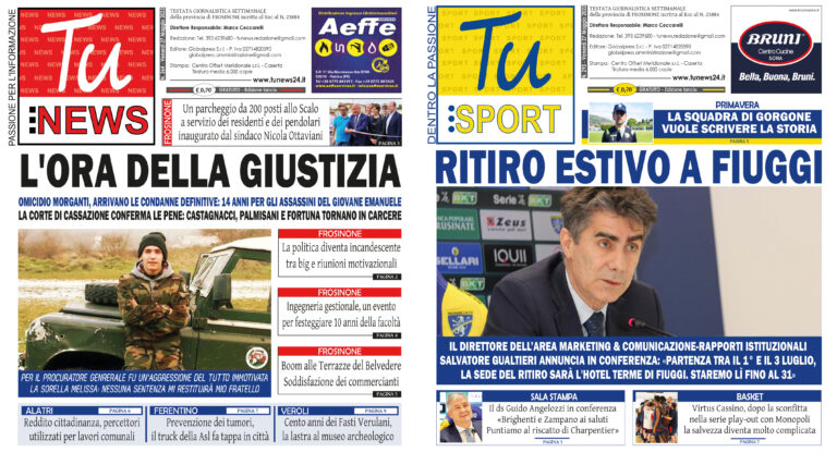 I nuovi numeri di ‘Tu News’ e ‘Tu Sport’: sfogliali gratuitamente