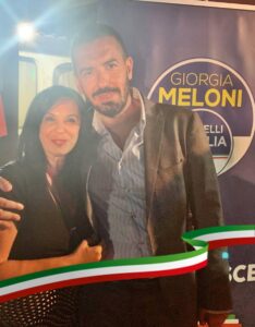 Simona Geralico - la candidata con Ruspandini