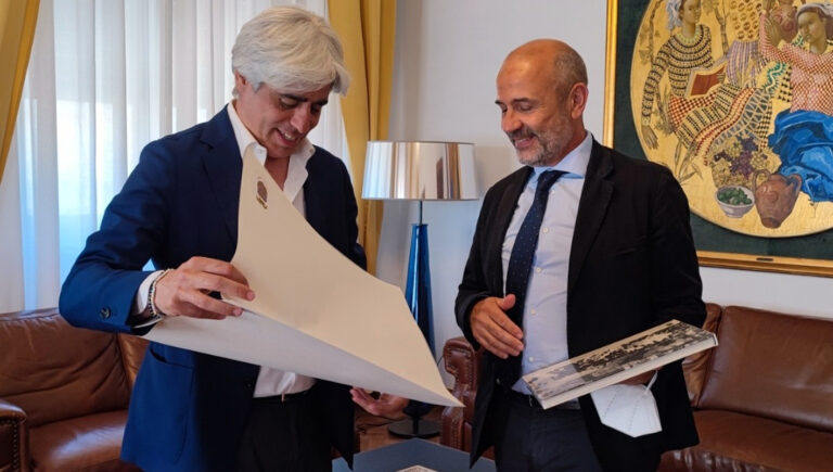 Provincia – Il presidente Antonio Pompeo accoglie il nuovo direttore generale della Asl, Angelo Aliquò
