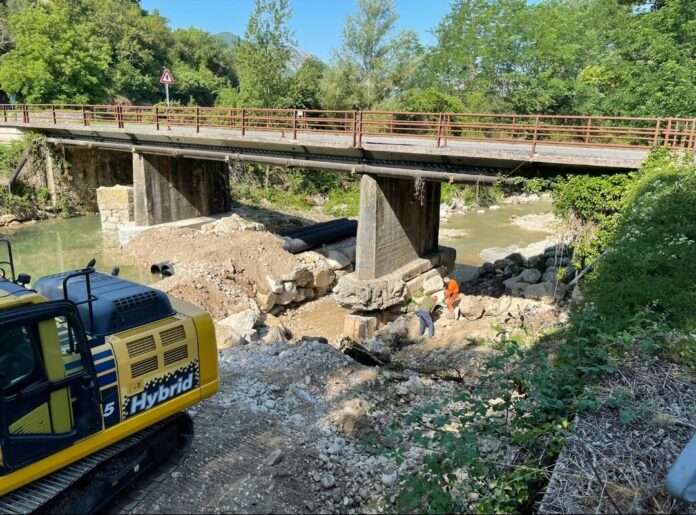 Apertura lavori ponte