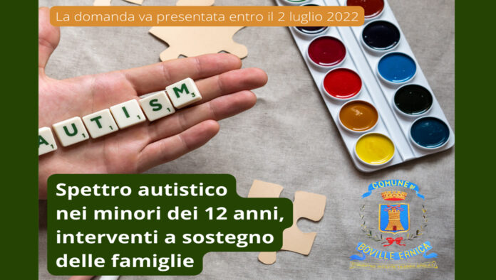 Boville Ernica – Minori nello spettro autistico, interventi a sostegno delle famiglie