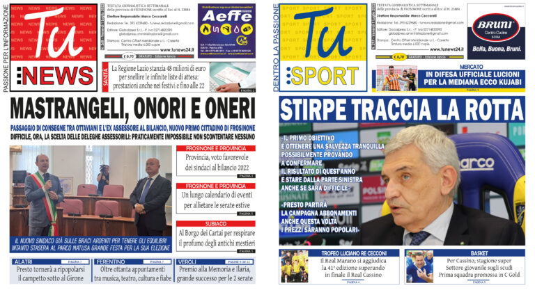I nuovi numeri di ‘Tu News’ e ‘Tu Sport’: sfogliali gratuitamente
