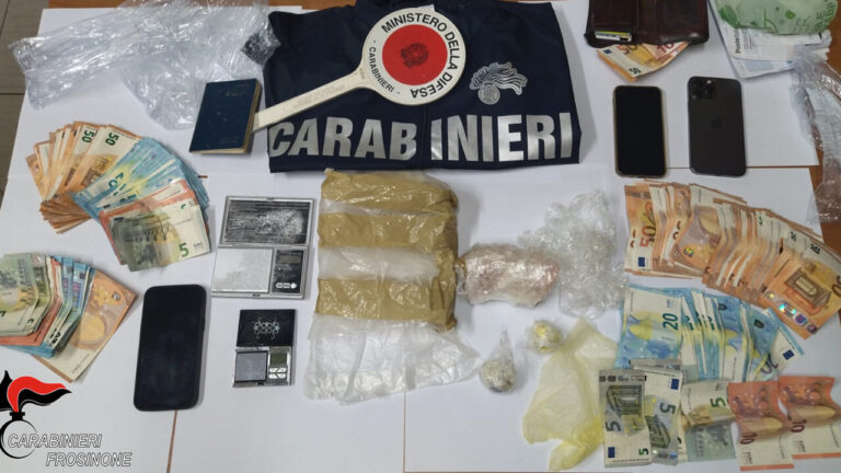 Sora – Arrestata coppia di spacciatori