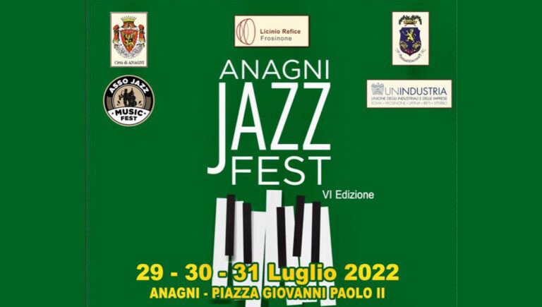 Anagni – Il 29, 30 e 31 luglio la VI edizione di “Anagni Jazz Fest”