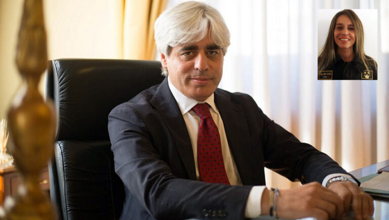 Frosinone – Gli auguri del presidente della Provincia, Antonio Pompeo al nuovo comandante dei Vigili del Fuoco, l’architetto Alessandra Rilievi