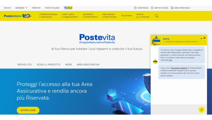 Poste Italiane, In Ciociaria l’assistente digitale 'Poste' attivo anche per i prodotti PosteVita 01