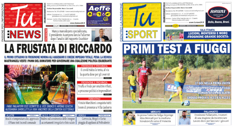 I nuovi numeri di ‘Tu News’ e ‘Tu Sport’: sfogliali gratuitamente