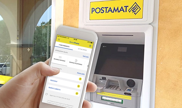 Poste Italiane – A Frosinone abilitato il prelievo con lo smartphone