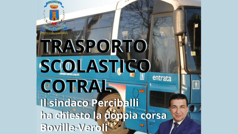 Boville Ernica – Trasporto scolastico, autobus troppo affollato: il sindaco Perciballi chiede la seconda corsa alla Cotral