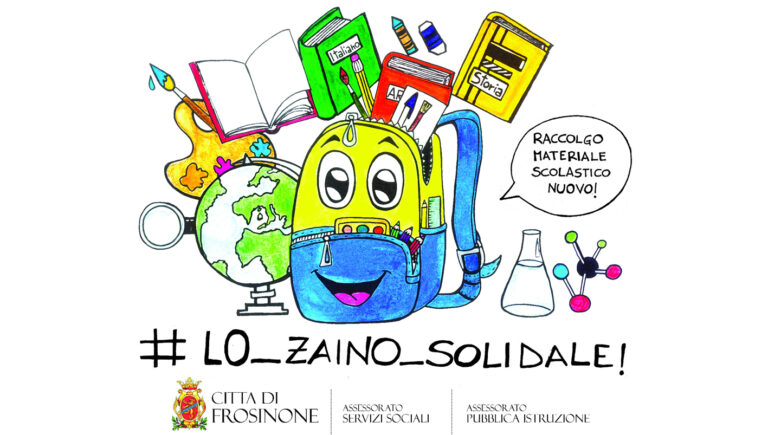 Frosinone, uno zaino solidale per le famiglie