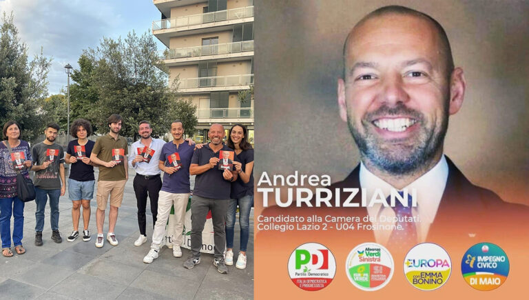 Elezioni, Andrea Turriziani: “Campagna elettorale in mezzo alla gente per il futuro del Paese”
