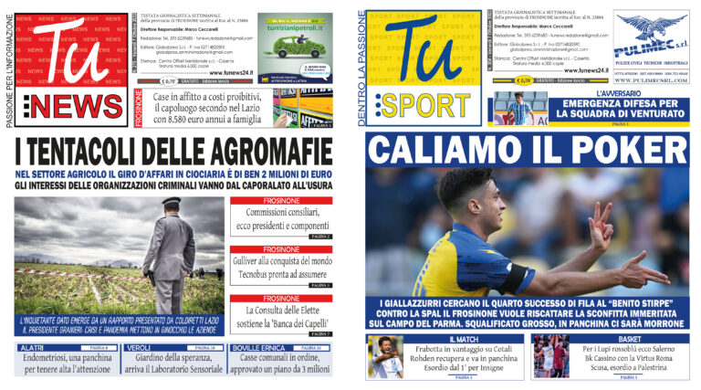 I nuovi numeri di ‘Tu News’ e ‘Tu Sport’: sfogliali gratuitamente