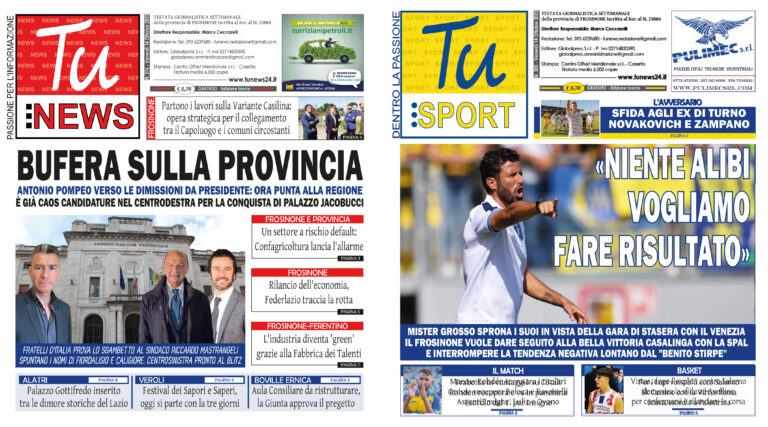 I nuovi numeri di ‘Tu News’ e ‘Tu Sport’: sfogliali gratuitamente